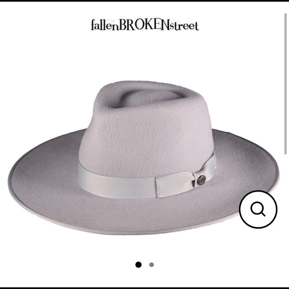 Wide Brim Hat Grey S/M Wool - Picture 10 of 15